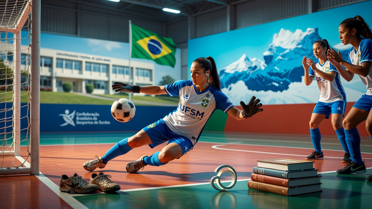 Goleira surda de Santa Maria é convocada para a Seleção Brasileira