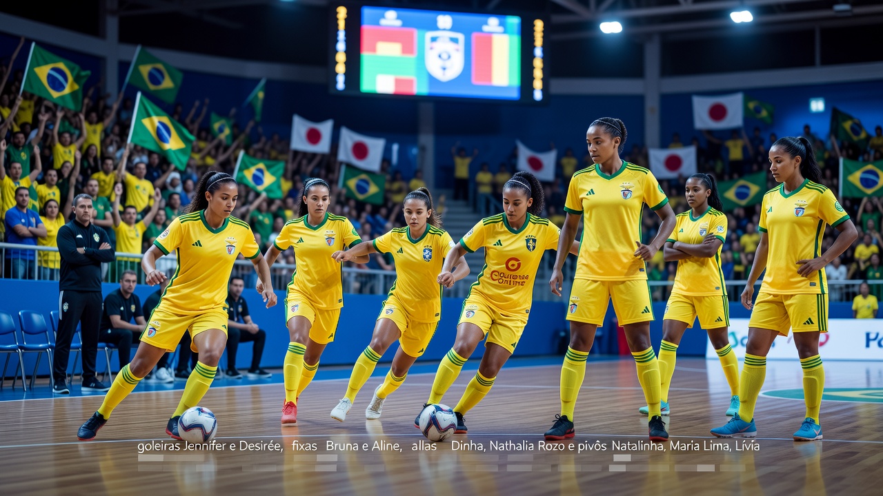 Brasil reestreia time renovado de futsal contra o Japão em Maringá